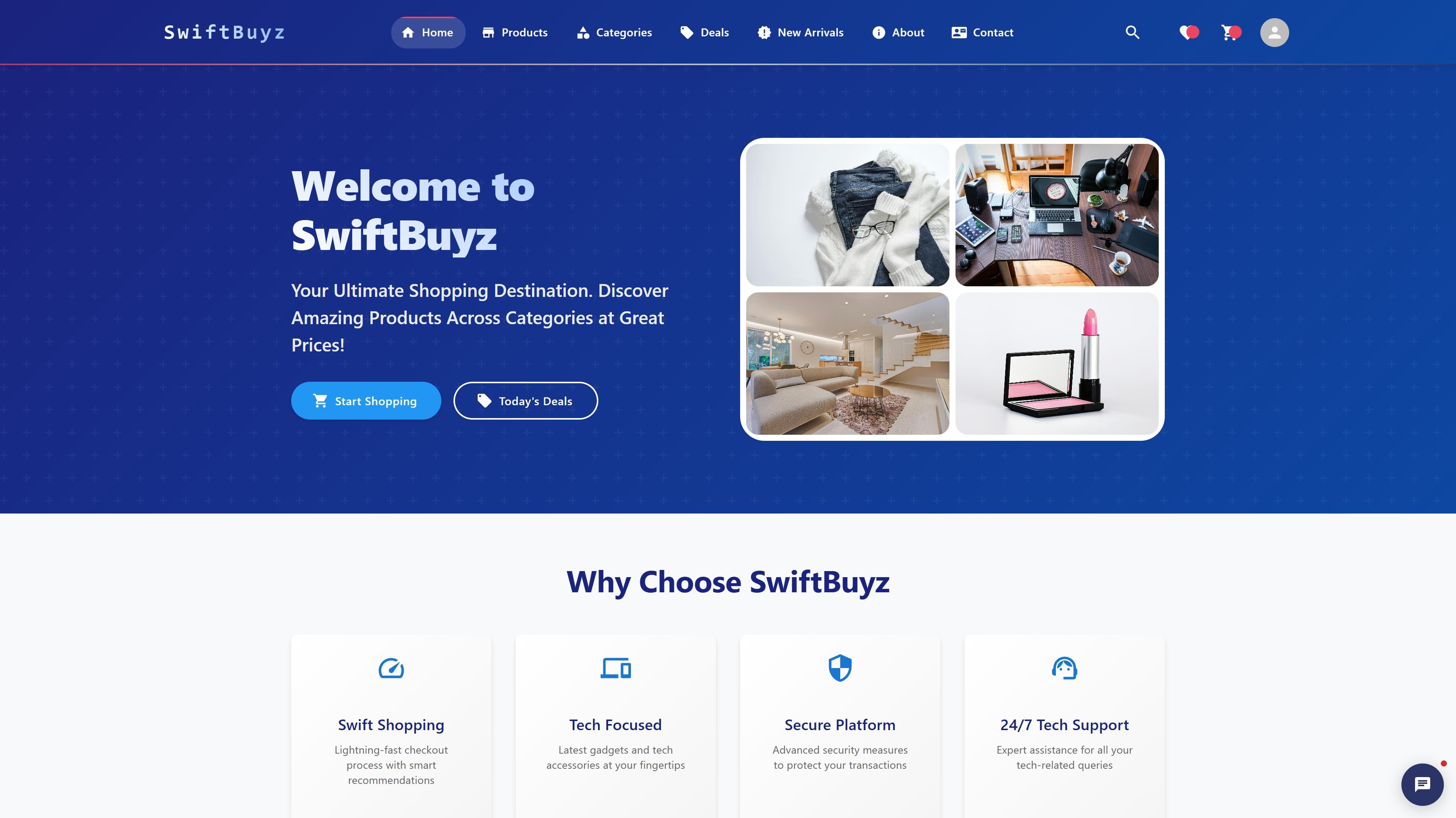 SwiftBuyz E-commerce Dashboard